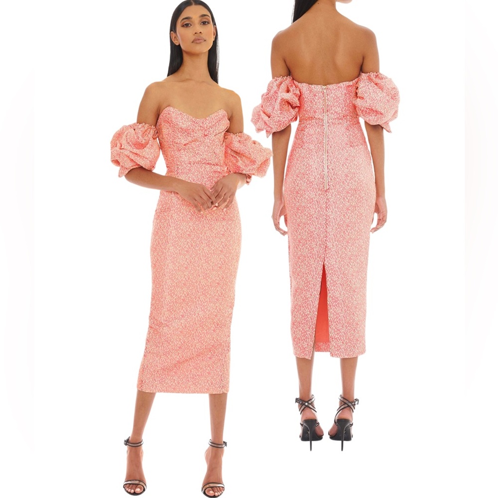 ELIYA THE LABEL - TIANA DRESS - CORAL PINK